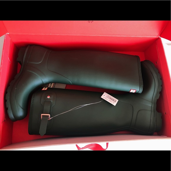 Hunter Boots, Dark Green - Picture 3 of 4